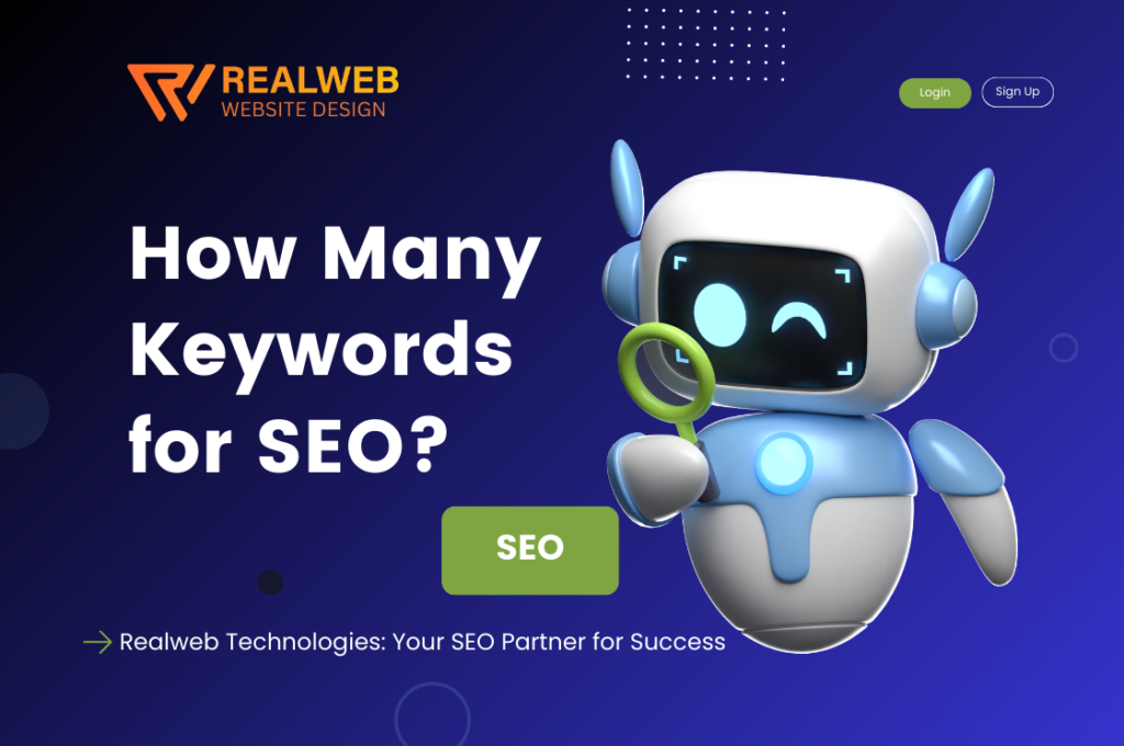 How many keywords for SEO