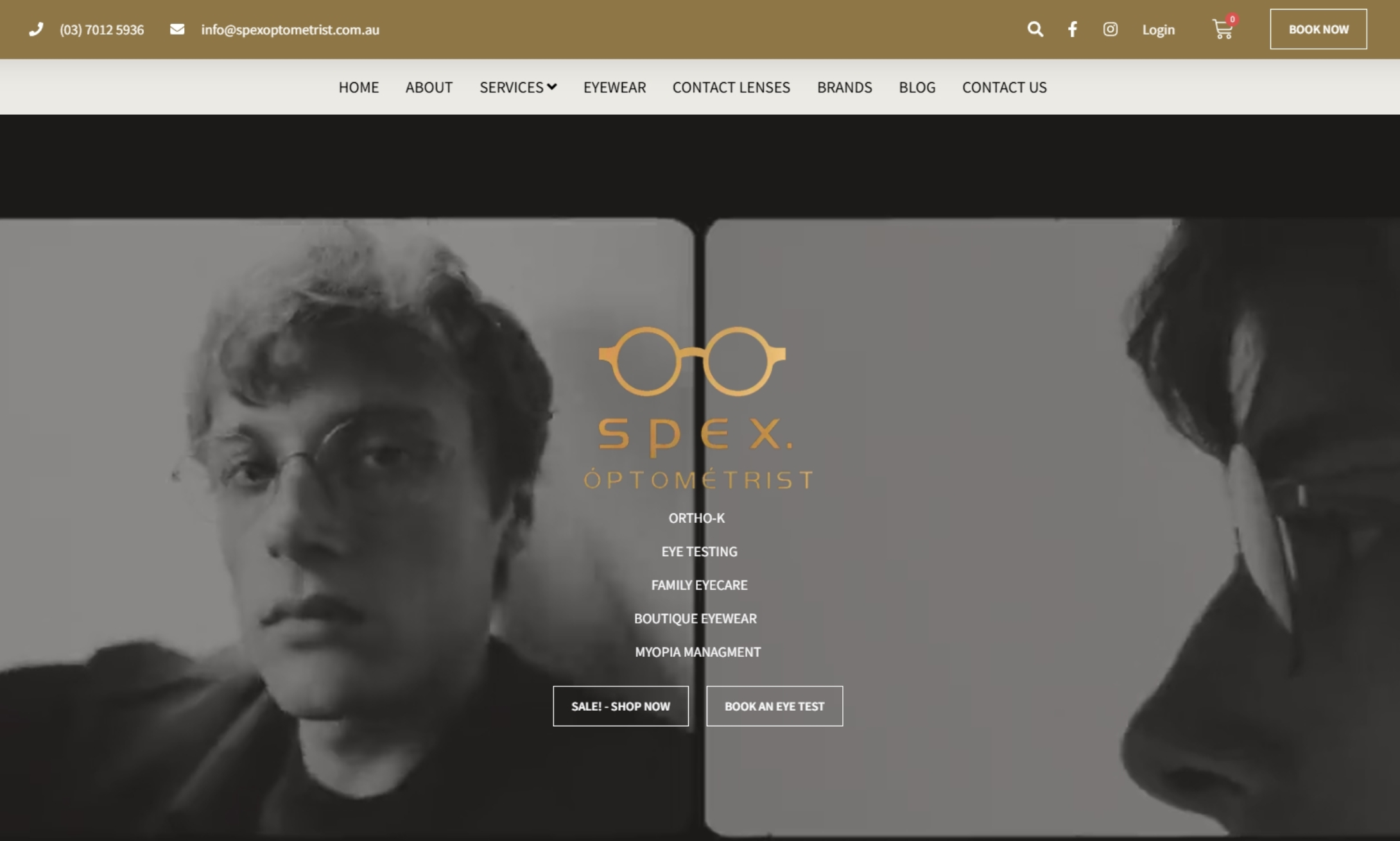 SPEX. OPTOMETRIST