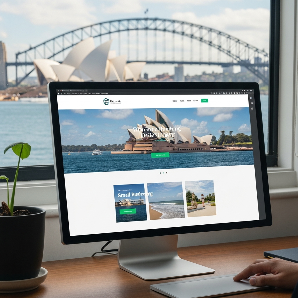 Small Business Website Design Sydney Best website for builders in Australia on desktop and mobile